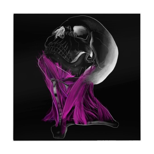 Synthwave Skull Mahjong Mats