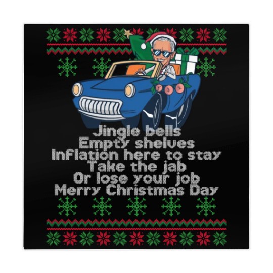 Jingle Bells Empty Shelves Inflation Here Funny Ch Mahjong Mats