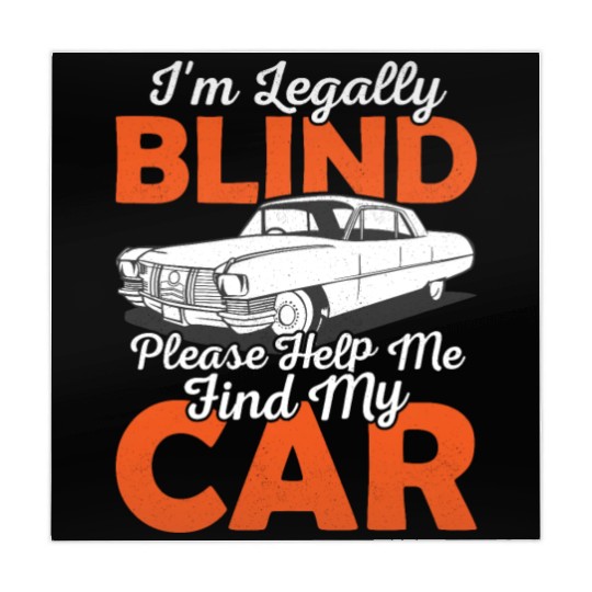 I'm Blind Please Help Me Find My Car Blindness Ca Mahjong Mats