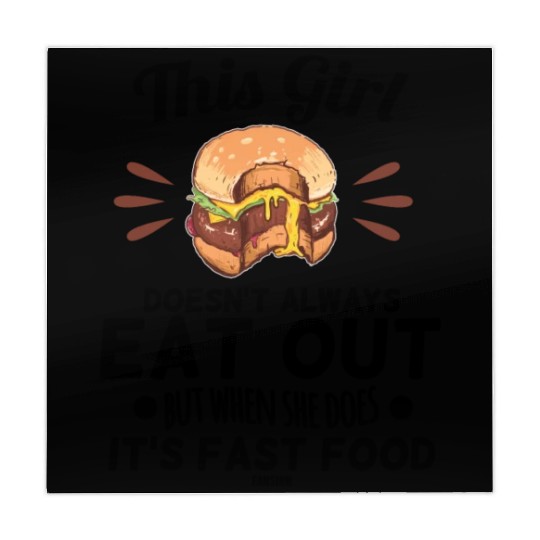 Cheeseburger for women and girls Mahjong Mats