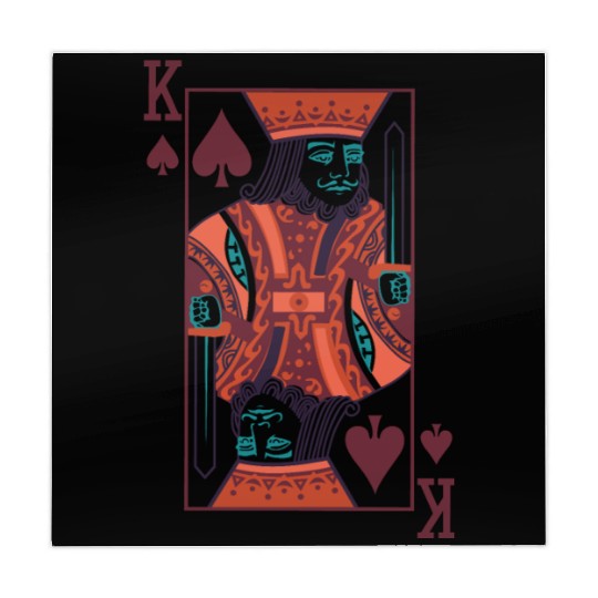 Matching Couple King And Queen Funny Heart Cards Mahjong Mats