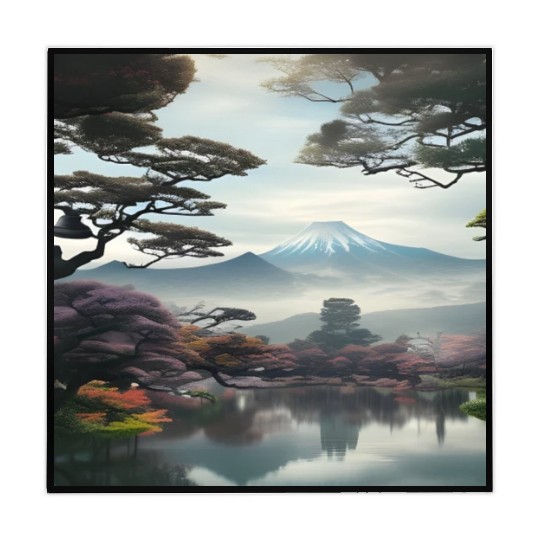 Japan nature scenery Mahjong Mats