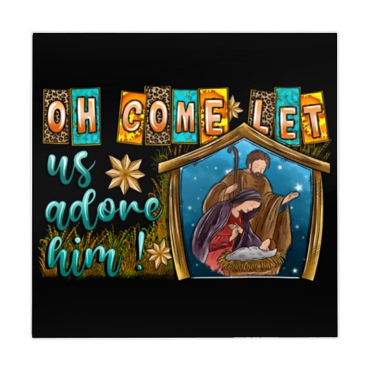 Oh Come Let Us Adore Him Mahjong Mats