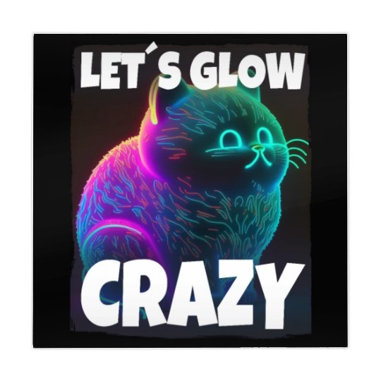 Lets Glow Crazy Cat Kitten Fluffy Cat Mahjong Mats