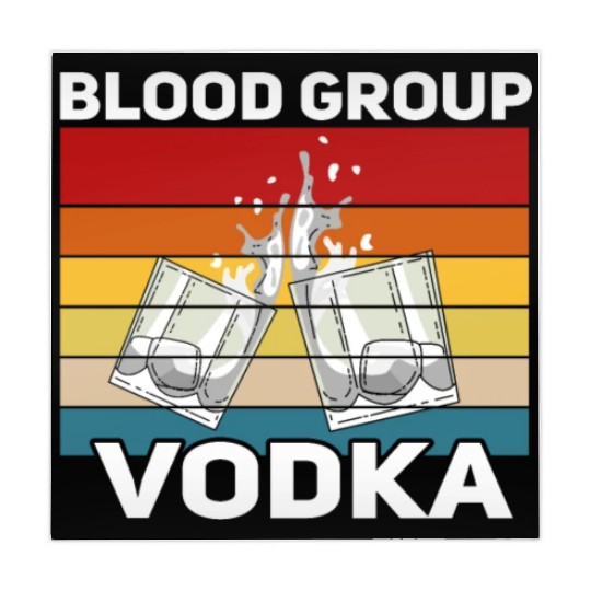 Funny vodka alcohol saying motif Mahjong Mats