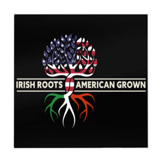 American Grown Irish Roots Design Ireland Patricks Mahjong Mats
