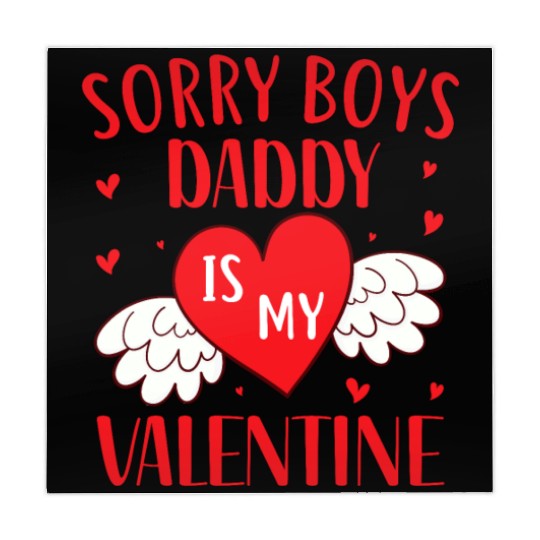 Sorry Boys Dady is my Valentine,Valentines Day Mahjong Mats