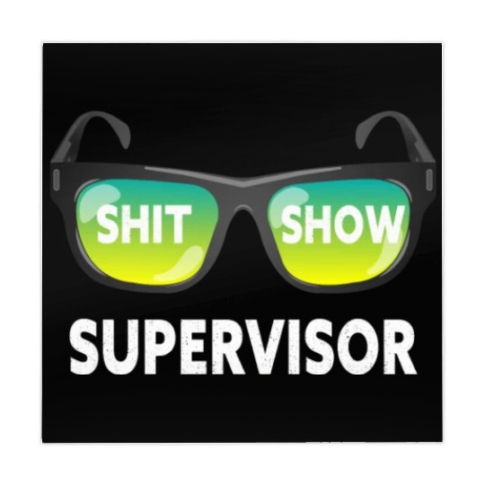 Shit Show Supervisor Funny Mom Boss Manager Mahjong Mats