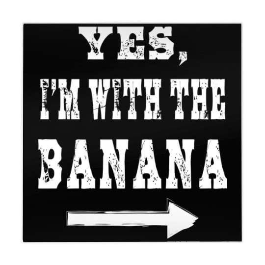 Yes I'M With The Banana Funny Halloween Costume Mahjong Mats