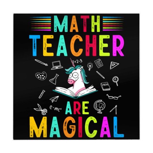 Math Teacher Unicorn Mahjong Mats