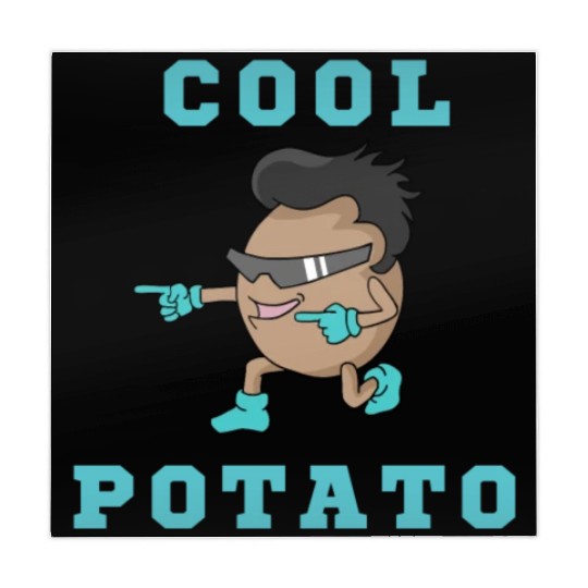 Cool Potato Guy With funny Design Mahjong Mats