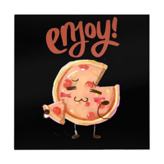 Enjoy funny pizza sticker , stimulate , pastries Mahjong Mats