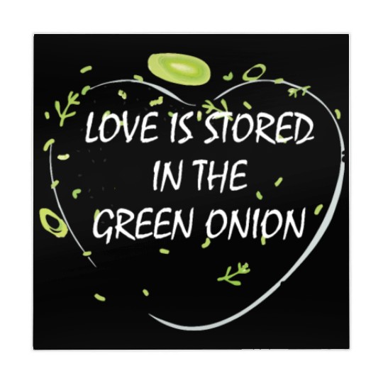 Love is stored in the green onion Mahjong Mats