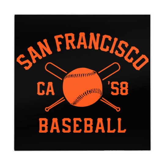 San Francisco Baseball Vintage Sf The City Giant Mahjong Mats