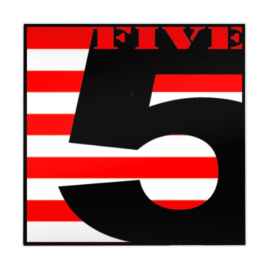 CUTE MODERN UNIQUE NUMBER 5 STRIPES Mahjong Mats