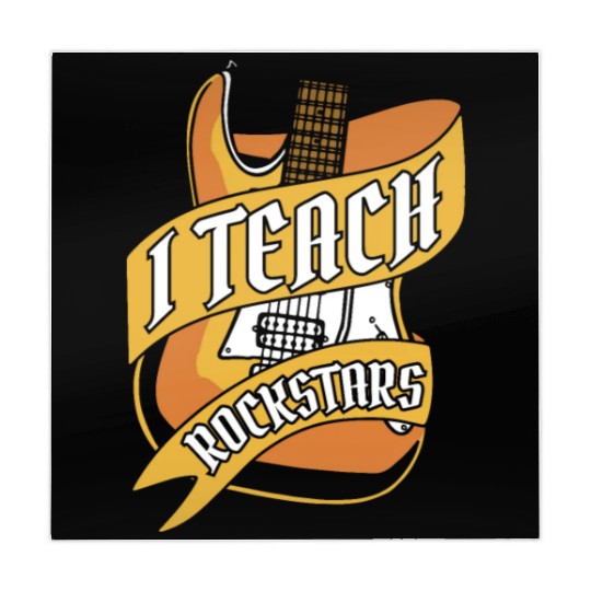 Music Teacher Guitar I Teach Rockstars Mahjong Mats