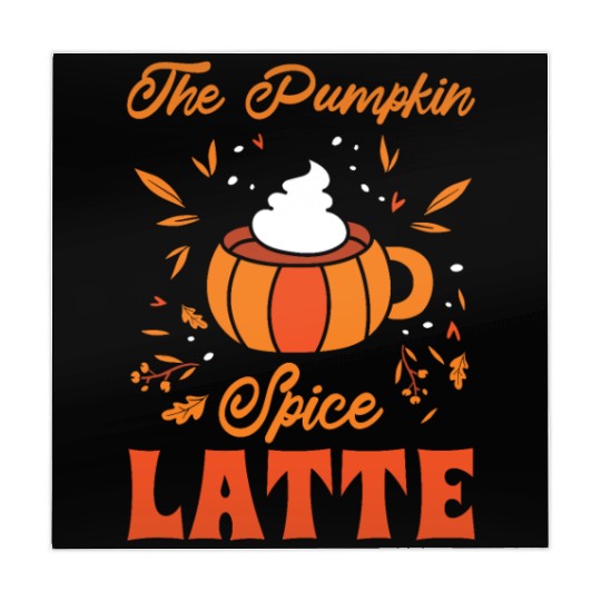 Pumpkin Spice Latte Halloween Coffee Lover Tarot Mahjong Mats