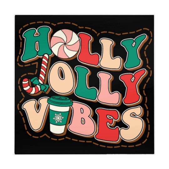 holly jolly vibes Mahjong Mats