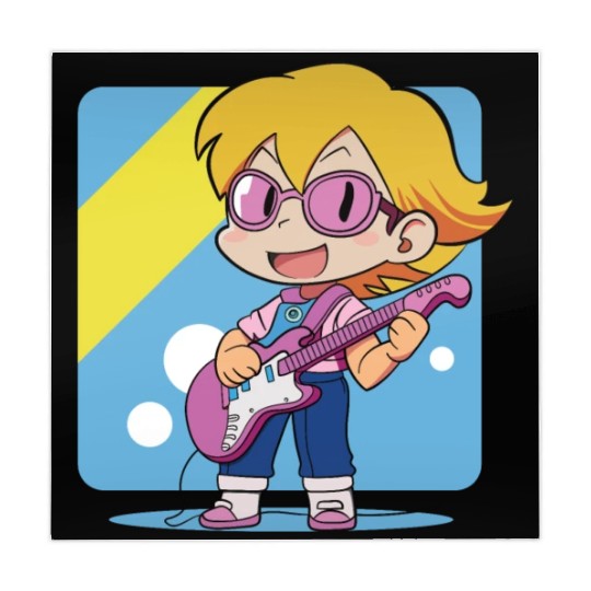 Guitar Boy Mahjong Mats