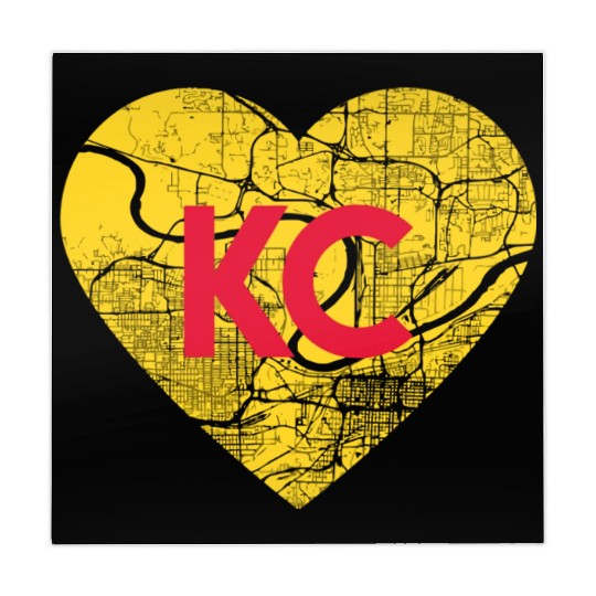 I Love Kansas City Football Kc Heart Map Mahjong Mats