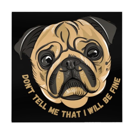 sad dog, bull dog Mahjong Mats