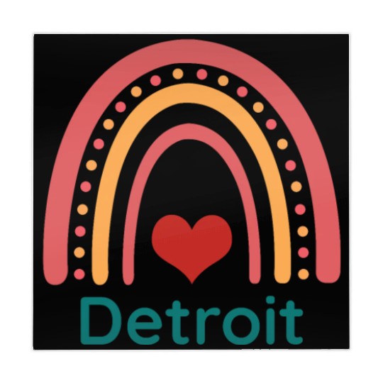 Detroit Vintage Boho Rainbow Mahjong Mats