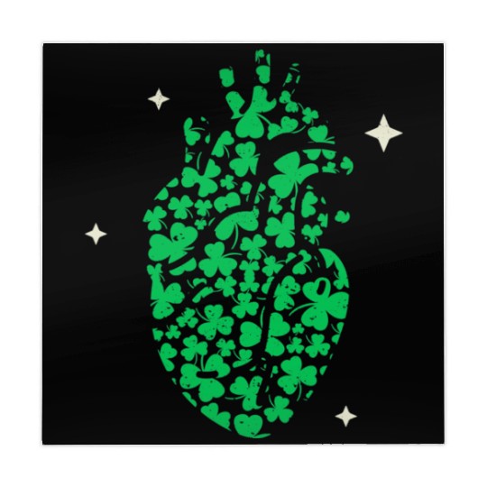 Shamrock Heart Cardiac Nurse St Patricks Day Mahjong Mats