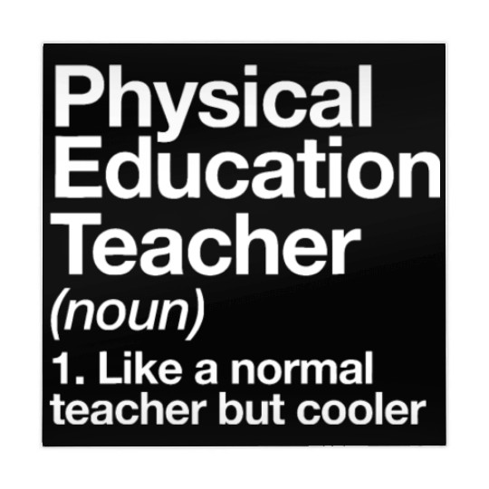 Physical Education Teacher Definition Sports P.E. Mahjong Mats