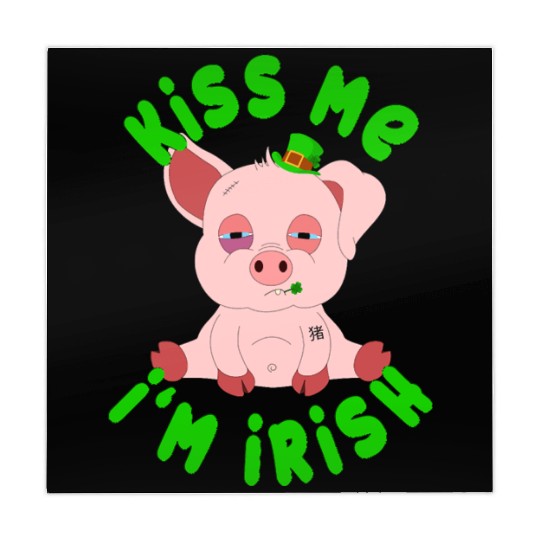St Patricks Day Year of the Pig Shenanigan Piglet Mahjong Mats