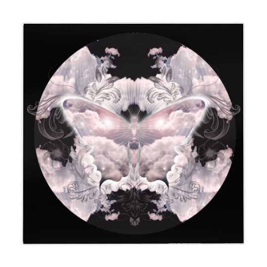 A heavenly butterfly made of delicate clouds Mahjong Mats