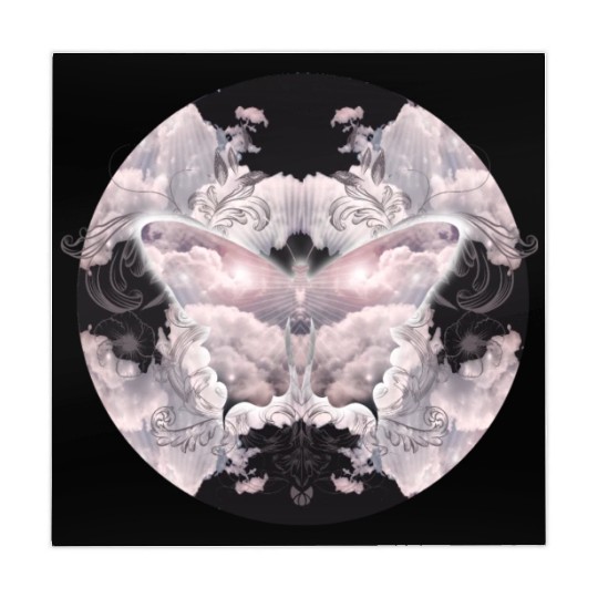 A heavenly butterfly made of delicate clouds Mahjong Mats