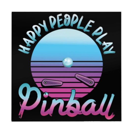 Happy People Play Pinball Retro 80s Mahjong Mats