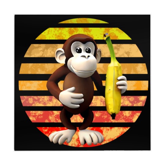 Banana monkey Mahjong Mats
