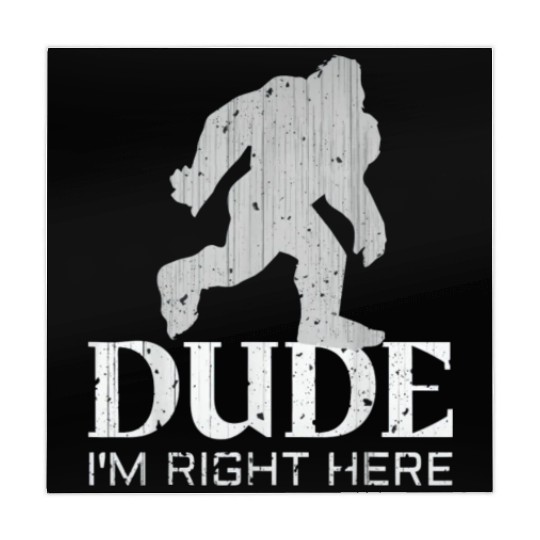 Bruh I'm Right Here Yeti Bigfoot Sasquatch Mahjong Mats