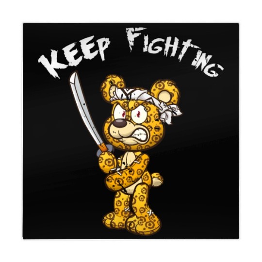 Keep Fighting Teddys Horror Halloween Mahjong Mats