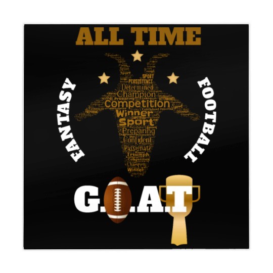 All Time Fantasy Football GOAT Apparel Mahjong Mats