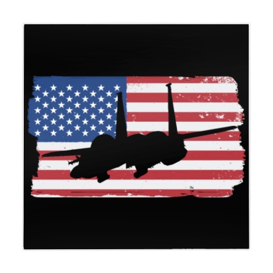 F-15 Eagle Fighter Jet American Flag F15 Eagle Mahjong Mats