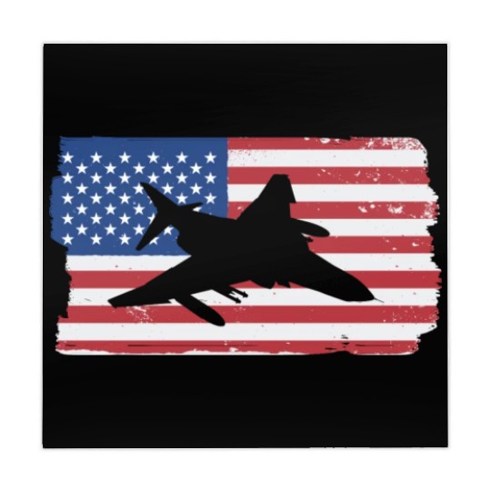 F-4 Phantom Fighter Jet American Flag F4 Phantom Mahjong Mats