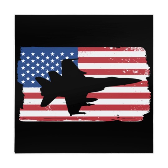 F-18 Hornet Fighter Jet American Flag F18 Hornet Mahjong Mats