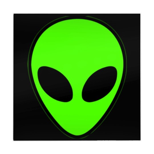 Alien Head Pocket Patch Area 51 Mahjong Mats