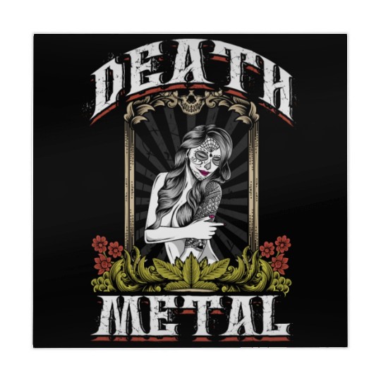 Goth Rock Satan Festivals Death Metal Mahjong Mats