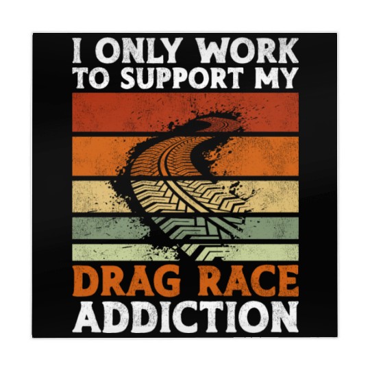 Drag Racing Race Car Retro Vintage Mahjong Mats