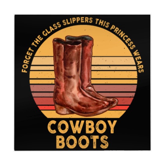 Forget Glass Slippers Princess Wears Cowboy Boots Mahjong Mats