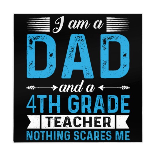 I Am A Dad And A 4th Grade Teacher Mahjong Mats