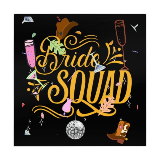 Bachelorette cowgirl disco 80s party Mahjong Mats