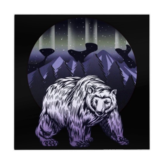 Alaska Gift USA Natur Bär Denali Grizzly Wald Mahjong Mats