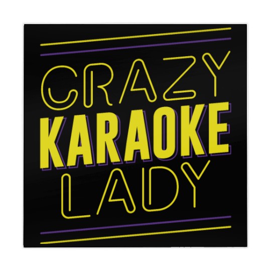 Karaoke Singer Crazy Karaoke Lady Mahjong Mats