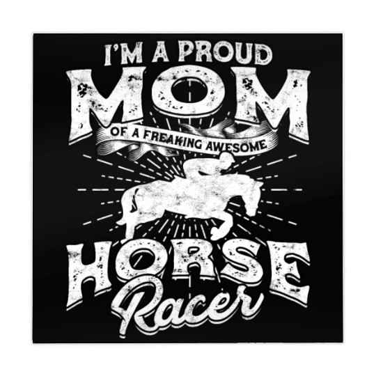 Horse Racing Mom Equestrian Horseback Horse Racer Mahjong Mats