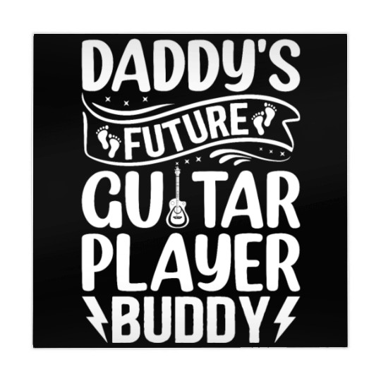 Newborn Guitarist - Daddy's Future Guitar Player B Mahjong Mats
