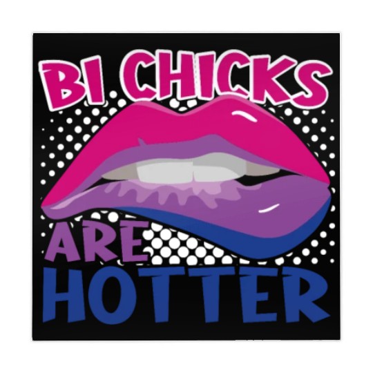 Bi Chicks Are Hotter Bisexual Pride Lips Mahjong Mats